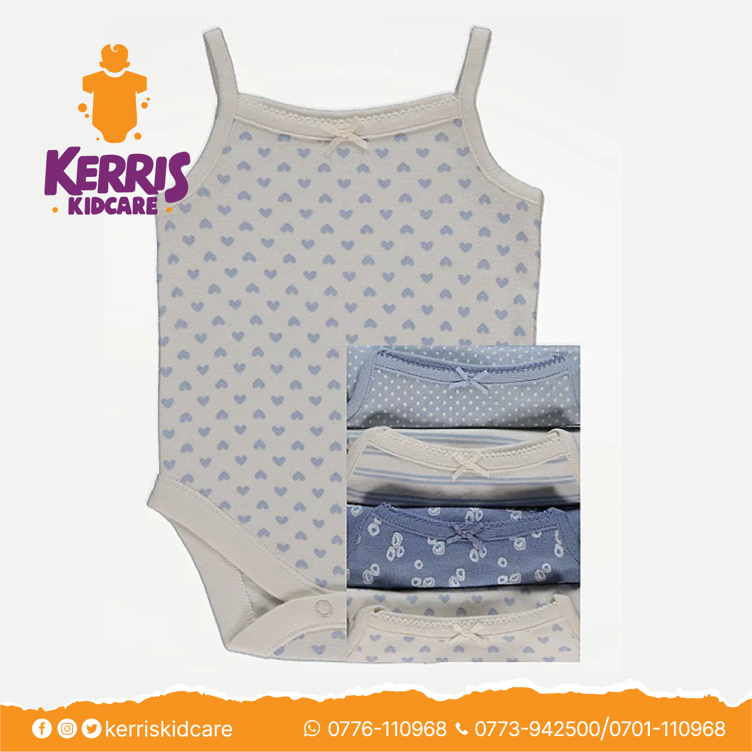 Printed Sleeveless Bodysuits